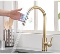 WHSY127 Stainless Steel Kitchen Faucet with Removable Spray and Smart Sensor for Effortless Operation Beautiful