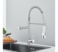 WHSY127 Stylish Pull-Down Kitchen Faucet with Spring Neck and Multiple Functions for Kitchens Beautiful