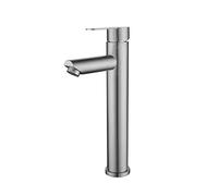 WHSY127 Stylish Single Handle Bathroom Washbasins - Deck-Mounted Black Brushed Ceramic Valve Core Sink Faucet Ideal for Kitchen and Bathrooms Beautiful