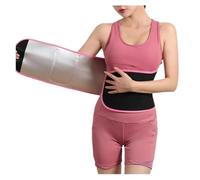 WHSY127 Support Back Belt Workout Trainer Sweat Waist Cincher Trimmer Weight Loss Support(Pink) Beautiful