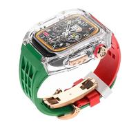 WHSY127 Ultra Case Fluoro Rubber Watch Band for IWatch Series 4 SE 44mm Strap - Comfortable and Robust with Premium Material Beautiful