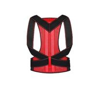 WHSY127 Unisex Correction Brace Full Back Support Sports Waist Belt Support(Rosso,S) Beautiful