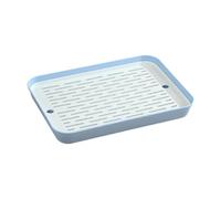 Whtkoph Arenero para Conejos con Caja de Arena Esquinera Grande Y Fácil Separación para La Limpieza. Adecuado para El Entrenamiento de Mascotas Y Uso en Inter, Azul, M