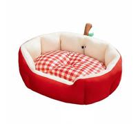 Whtkoph Cama Cama para Gatos y Perros Diseño de Fruta con Refuerzo Acolchonado Fabricada con Malla Ventilada E Icefibre Adecuada para Mascotas en el Hogar Diario, M
