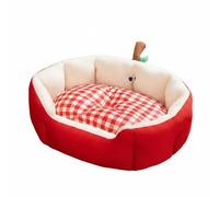 Whtkoph Cama Cama para Gatos y Perros Diseño de Fruta con Refuerzo Acolchonado Fabricada con Malla Ventilada E Icefibre Adecuada para Mascotas en el Hogar Diario, L