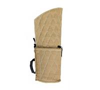 Whtkoph de Entrenamiento de Mascotas Protector de Brazo hasta el Codo Accesorio Fundamental en Tareas de Adiestramiento Material Fuerte para Doble Asidero, Yute Twill Amarillo
