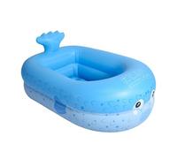 Whtkoph Juguete Acuático Inflable, Centro de Juegos Acuáticos con Orificios de Drenaje, Pelota de Piscina para Sala de Estar, Interior Y Jardín, Azul de 160 Cm