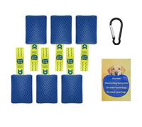 Whtkoph Juguete de Tela para Perro Herramienta Entrenamiento Bolsa Sensorial Estimulante Accesorio con Aroma para Canalizar Energía Apto para Concentración Ejercicios Mentales Patios Hogares, Azul