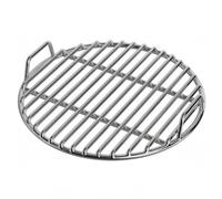 Whtkoph Parrilla de Barbacoa Rejilla Metálica Acero Inoxidable Circular Refuerzo en los Bordes Adecuada para Excursiones Actividades de Montaña, 40 Cm