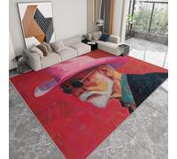 WHUOEUCO Alfombra para Salón Arte De Grafiti para Ancianos 180x240cm Alfombras Lavable Moderna Comedor Cocina Habitación, Alfombra Pelo Corto Fácil de Cuidar, Alfombra Grande