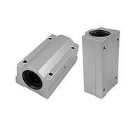 WHVAVFQI Rodamiento de Bolas de Movimiento Lineal Profesional, buje de Bloque Deslizante SC8UU, SCS8LUU, SC10LUU, SCS12UU, 16UU, 20UU, 25UU, 30UU, Eje Lineal, Piezas de Impresora 3D