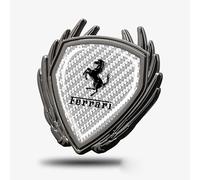 whwfc Coche Emblemas para Ferrari Enzo Ferrari F430, Pegatinas Adhesivo Logo Insignia Logotipo Bloqueo del Sol Decoración Exteriores,B