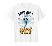 Why Am I So Fly Dragonfly Gafas de Sol Cool Garden Bug Insect Camiseta