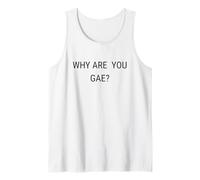 Why Are You Gae, Funny Meme Uganda Camiseta sin Mangas