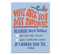 Why Are You My Favorite? Greeting Card (Em & Friends Greeting Cards)