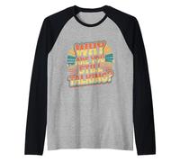 Why Are You Still Talking Introvert Social Limit Puns - Camiseta Manga Raglan