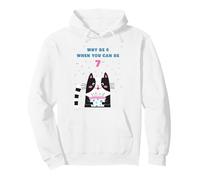 Why Be 6 When You Can Be 7 - Girls Birthday Cartoon Cat Sudadera con Capucha
