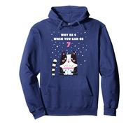 Why Be 6 When You Can Be 7 - Girls Birthday Cartoon Cat Sudadera con Capucha