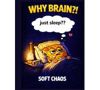 Why Brain?! Bold and Easy Coloring Book for Adults Funny Stress Relief Soft Chaos for Tired Humans: Simple and Relaxing Designs for Anxiety Relief, ... Relatable Coloring Pages (Soft Chaos Series)