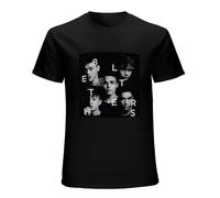 Why Don't We Band Large 8 Letters Pop Rock Concert Tour Unisex Camiseta Black Shirt Men's Top Tee, Negro , M