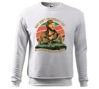 Why Don't You Knock It Off with Them Negative Waves Sudadera Blanco Unisex Size XL