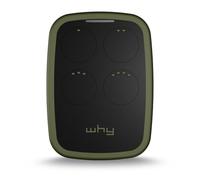 WHY EVO NOA - Mando a distancia multifrecuencia de 280 a 868 MHz - Abridor de puertas de código fijo autoaprendizaje 4 en 1 - Mando a distancia para garaje - Puerta programable de largo alcance (Deep