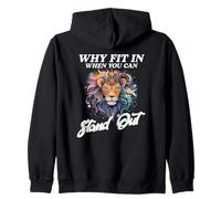 Why FIT IN When You Can Stand out Sudadera con Capucha