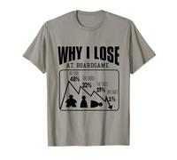 Why I Lose At Boardgame Juegos de Mesa Camiseta