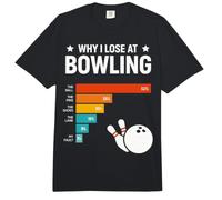 Why I Lose at Bowling Lover Retro Funny Bowler Men Women Comfort Colors Adult Heavyweight T-Shirt
