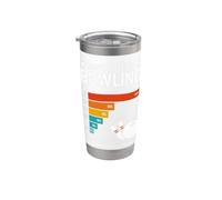 Why I Lose at Bowling Lover Retro Funny Bowler Men Women Vaso térmico de acero inoxidable de doble pared
