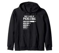 Why I Lose at Pickleball Funny Player Quote Sudadera con Capucha
