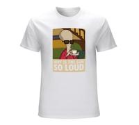 Why Is The Sun So Loud? Roger American Dad T-Shirt White Unisex Mens Tops tee M
