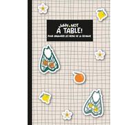 Why Not _ A Table : Carnet de menus hebdomadaires et liste de courses | Planificateur de repas sur 52 semaines | 110 pages | Format 15,24 x 22,86 cm | Design élégant et épuré | Intérieur en couleur