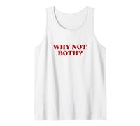 Why Not Both Pride Y2k Trendy LGBTQ Bisexual Lesbian Gay Bi Camiseta sin Mangas