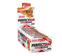 WHY SPORT PERFECT BAR - Juego de 28 barras de proteínas con proteínas aisladas - Snack de proteínas - Sabor Chocolate Caramel - 50 gr