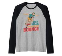 Why Walk When You Can Bounce Maestro del Palo pogo Camiseta Manga Raglan