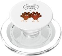 Why Was The Turkey Under Arrest? Funny Thanksgiving Dad Joke PopSockets PopGrip para MagSafe