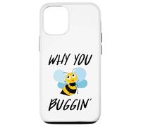 Why You Buggin' - Funny Busy Bee, Save The Bees, Medio Ambiente Carcasa para iPhone 12/12 Pro