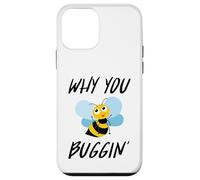 Why You Buggin' - Funny Busy Bee, Save The Bees, Medio Ambiente Carcasa para iPhone 12 Mini