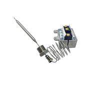 Whychstore Freidora de gas termostato de alto límite 232 °C/232.2 °C, protección contra sobrecalentamiento de acero inoxidable, compatible con unidades comerciales y domésticas