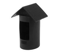 Whychstore Funda de silicona para Ring Stick-Up Cam Plug-In, resistente a la intemperie, funda protectora de fácil acceso, color negro