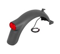 Whychstore Guardabarros trasero para scooter eléctrico Xiaomi 5 Plus, guardabarros con gancho de luz trasera integrado, protector impermeable contra salpicaduras para una conducción segura
