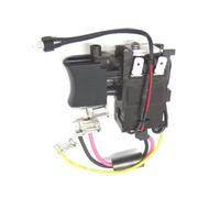 Whychstore Interruptor 632J76-5 de repuesto, compatible con DF031 HP331 TD110 DF033 HP333 DF333 DF331 HP331D, plástico negro metal