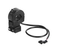 Whychstore Interruptor eléctrico 4 en 1 para bocina, faro delantero e intermitente, acelerador de pulgar con agarre ergonómico, resistente a la intemperie