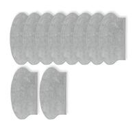 Whychstore Kit de almohadillas de microfibra para robot aspirador Midea M6 VCR21LDSW, paquete de 4 o 10, almohadillas de limpieza de repuesto grises