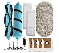 Whychstore Kit de piezas de repuesto para Cecotec Conga 11090, cepillos laterales principales, filtros, trapeadores, bolsas de polvo, accesorios para aspiradora