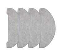 Whychstore Paquete de 4 paños de microfibra para robot aspirador Vexilar, almohadillas de limpieza de repuesto con fijación segura, recambios de fregona higiénica fácil de instalar para hogares con