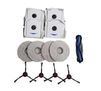Whychstore Piezas de repuesto para Ecovacs Deebot N30 Omni, kit de bolsas de trapeador con cepillo lateral principal, juego de accesorios de 13 piezas para N30 Pro