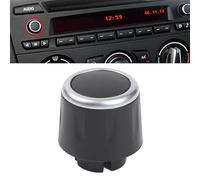 Whychstore Pomo de interruptor de ajuste de volumen, compatible con BMW E90 E81 E82 E87 E88 2005-2012, botón central de control de reproductor de CD ABS
