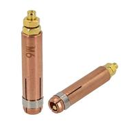 Whychstore Portabrocas de cobre para descarga de condensador, antorcha de soldadura de perno CD, compatible con máquinas de soldadura de pernos M3, M5, M6, M8, 43,05 mm de longitud total